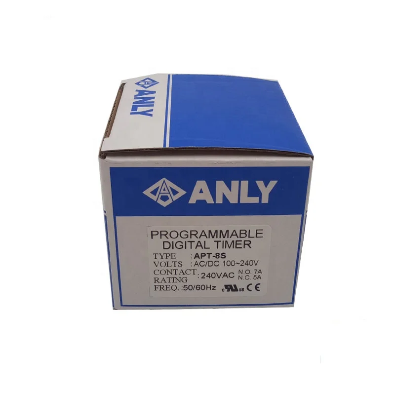  APT-8S ANLY 100-240VACTAIWAN на английском и китайском языках гнездо реле цифровой электронный переключатель 220V Электрический