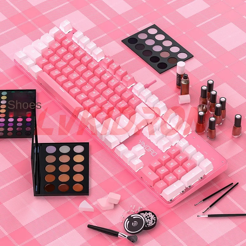 ZK-4 Gaming Keyboard Leds Hot Swap Mechanical Ergonomic Gaming Keyboard