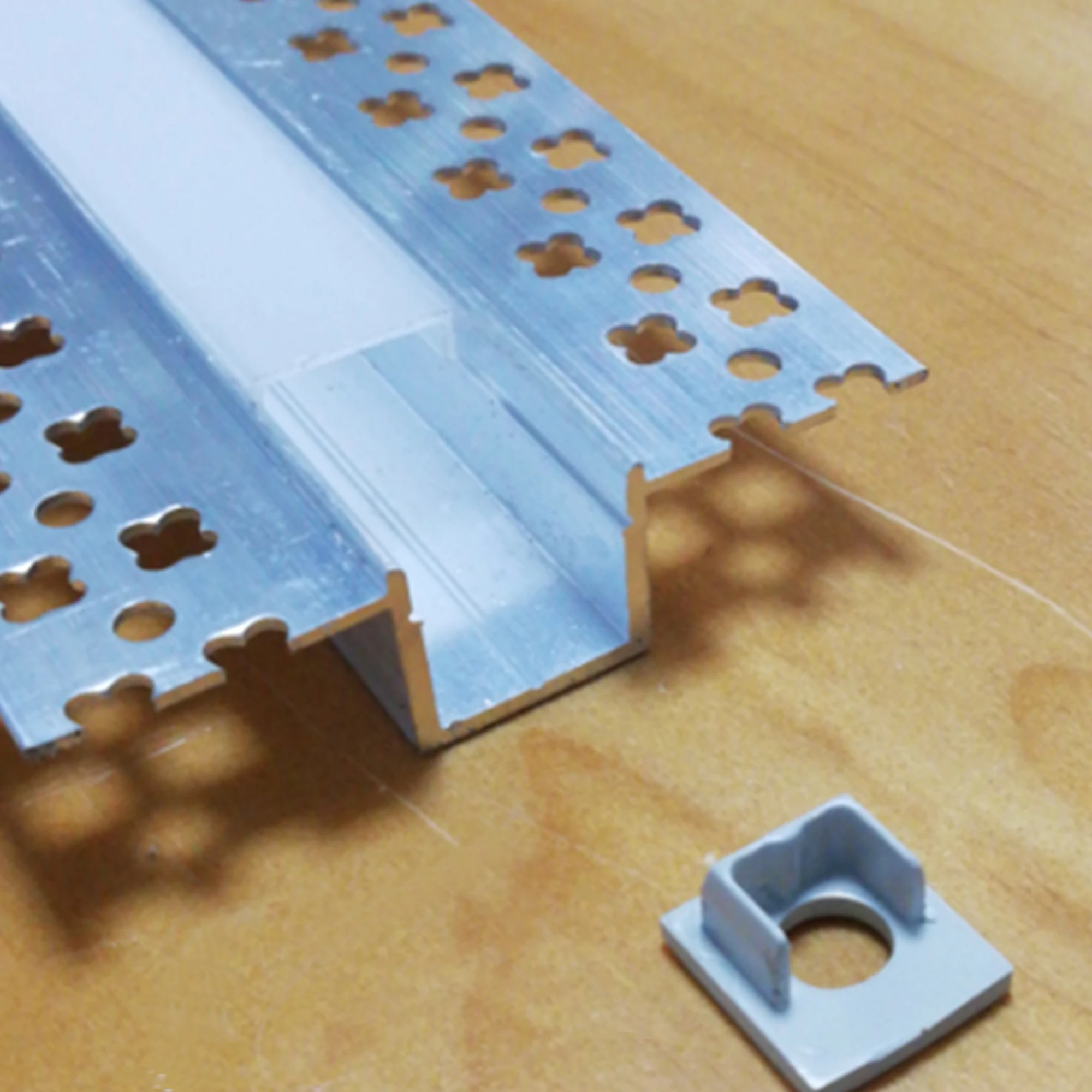 Seamless Drywall LED Channel Architectural Gypsum Plaster Led Aluminium Profile Ceiling Extrusion Channel Light