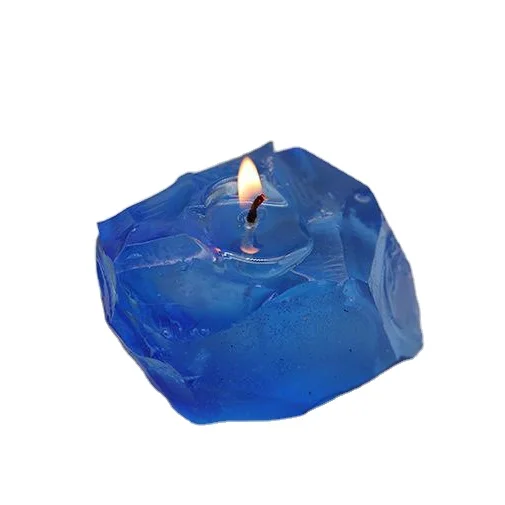 Cheaps Wholesale Custom Birthday Gift Gel Scented Wax Dried Flower Jelly Candle