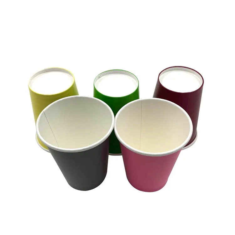 
manufacturers custom printed logo 8 oz coffee paper cups for cold drink 