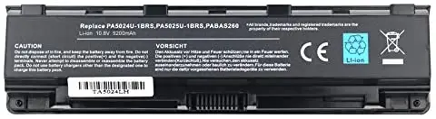 New Replacement PA5024U-1BRS Battery for Toshiba Laptop Battery Satellite A5023U-1BRS PA5025U-1BRS PA5026U-1BRS PA5027U-1BRS