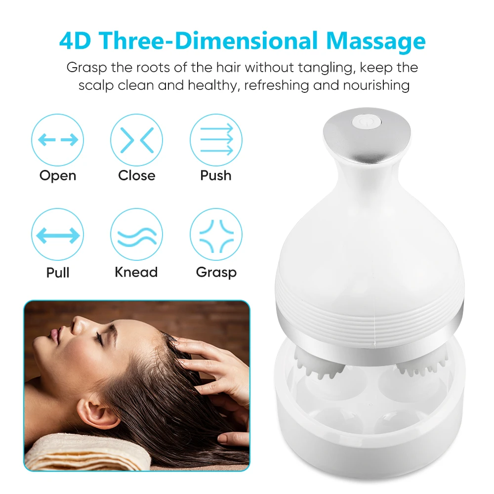 Newest Style Vibrating Head Massager masajeador de cabeza High Quality Head Scalp Electric Head Massager
