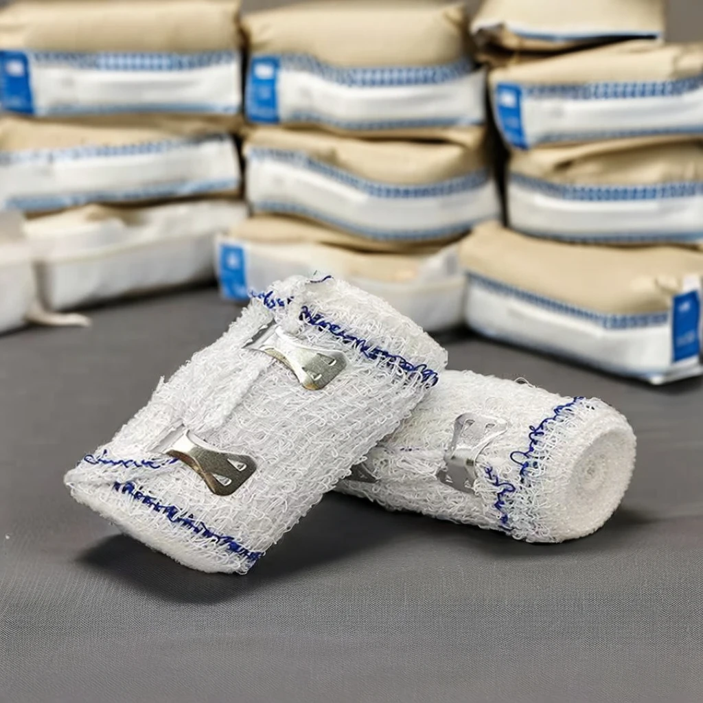 Fixed care flexible custom medical materials packaged model leg manufacturer crepe bandage