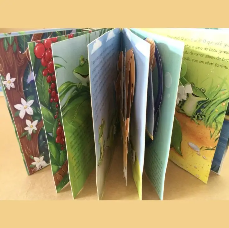 Factory Cheap Custom Print Paperback Children Comic Book Bags Story Book Baby Board Book Printing for Kids