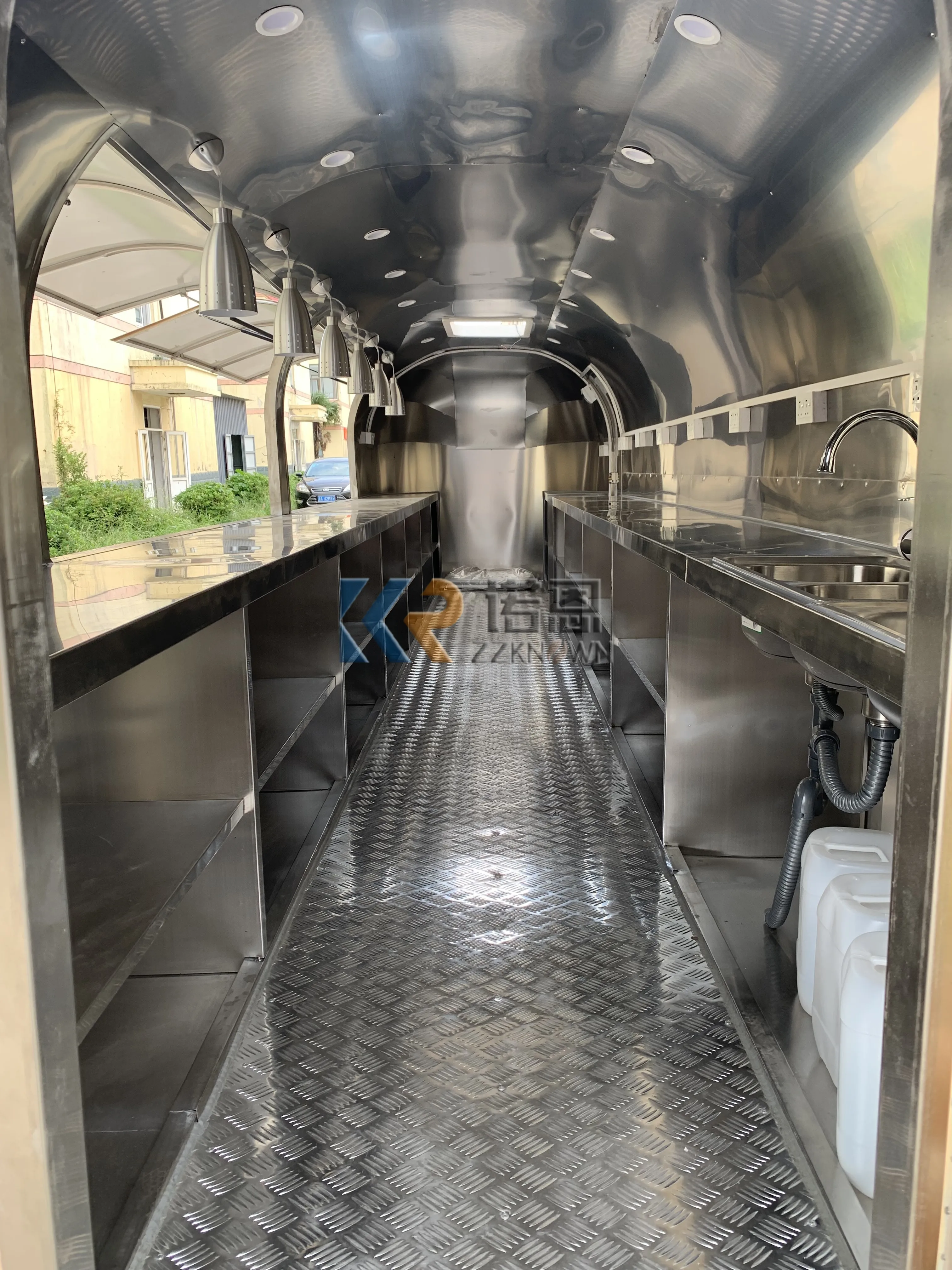 Коммерческая уличная тележка для пищевых продуктов полнооборудованный Британский двухслойный автобус