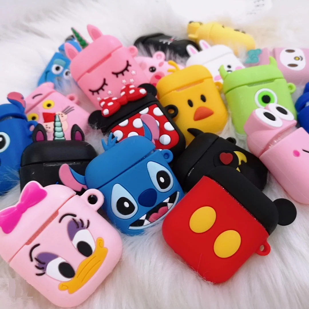 
Wholesale Protective case for air poding 2 Cartoon silicone case for Earphone cover for air poding case 