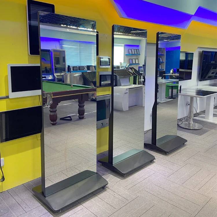 
Factory direct 43 Inch free standing LCD Mirror Advertising Player 