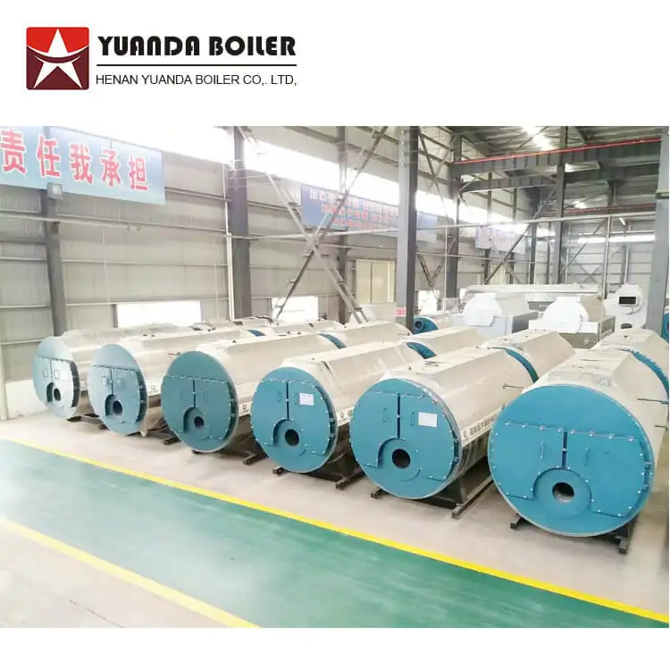 200 bhp three pass industrial diesel natural gas lpg water steam boiler