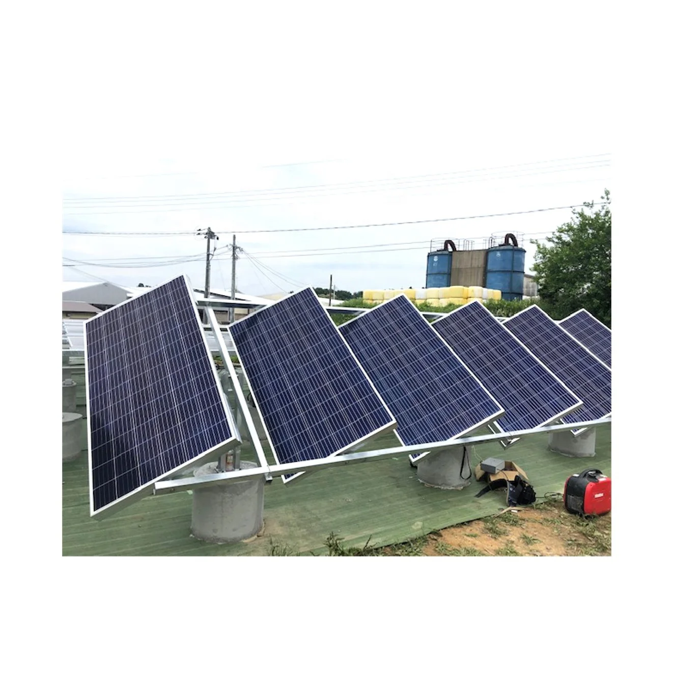 Japan Project High Standard Tracking and Flexible Bracket Solar Mounting System Solar power system