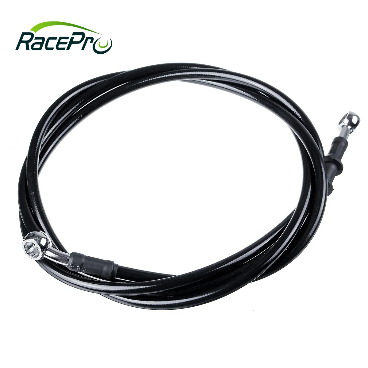 Wholesale 39cm-250cm Universal Motorcycle Braided Brake Clutch Oil Hose Line Pipe Tube Brake Tubing For Harley BMW Honda Yamaha