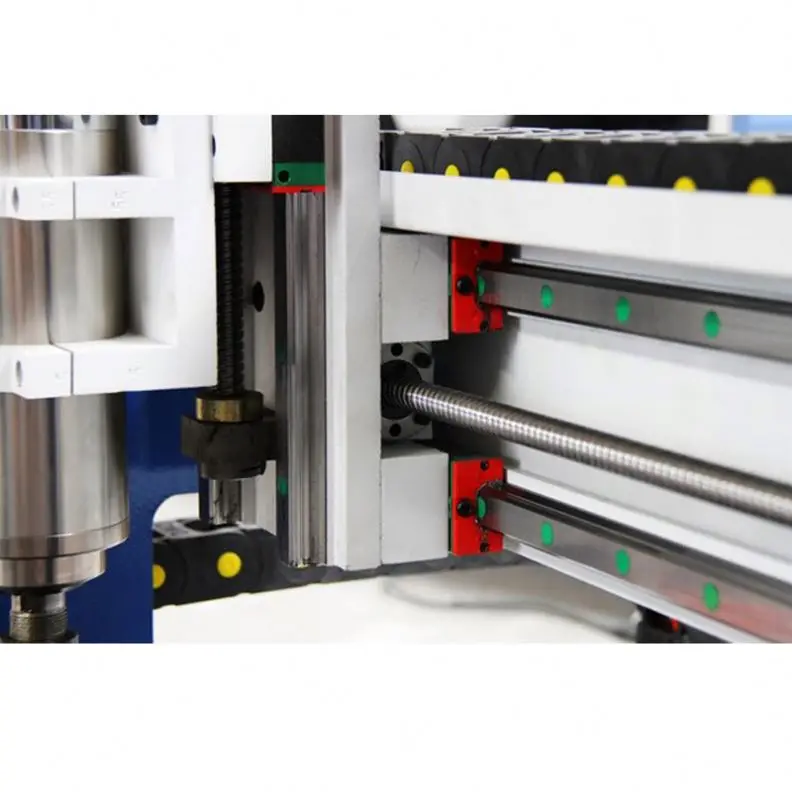 Ready To Ship!! Heavy Duty Structure 4060 4 Axis Mini Cnc Router 6090