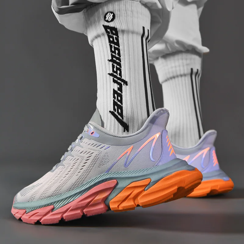 2020 модные сетчатые кроссовки мужские повседневные спортивные обувь повседневная спортивная размер 45 дышащая сетчатая