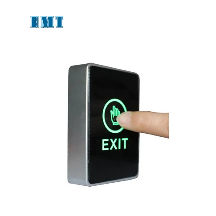 12V Plastic touch screen door release push Exit button for access control system