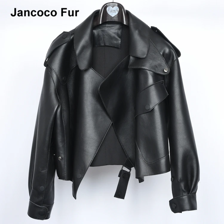 
Multi Color Bomber Jacket Genuine Sheepskin Leather Coat Short Style Lady Real Leather Jacket 