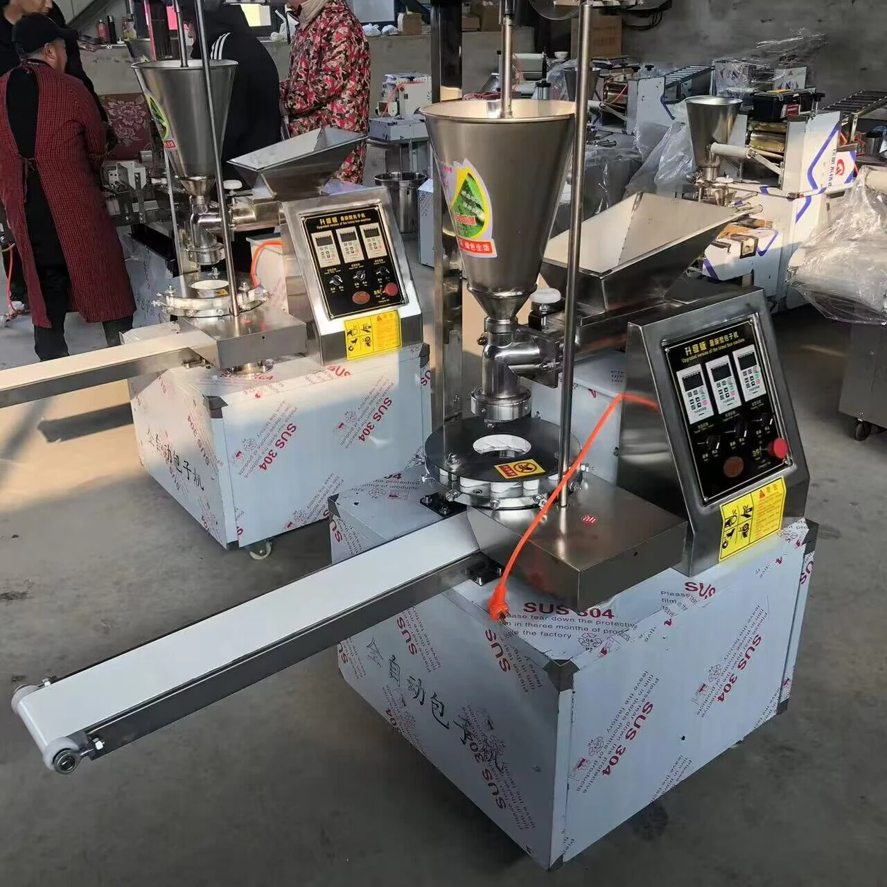 Commercial Chinese buns making machine 304 stainless 1700pcs/h automatically making baozi machine