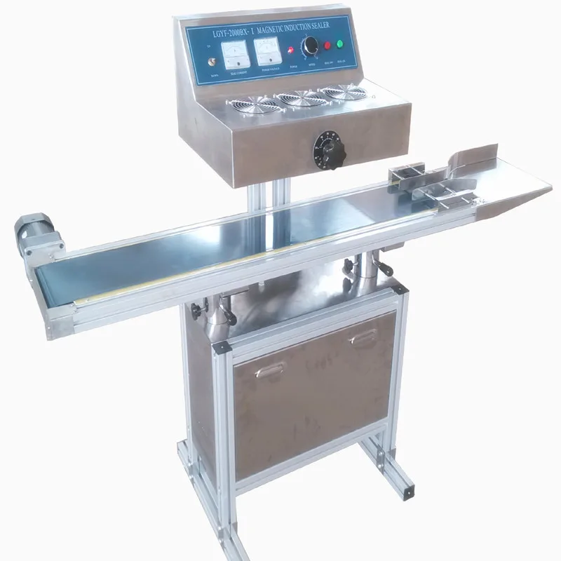 Электромагнитная Индукционная герметизирующая машина, автоматическая машина для запечатывания медовых бутылок, большой диаметр 130 мм