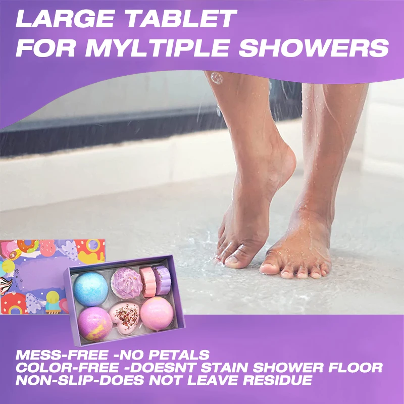 Bath Bombs Gift Set Wonderful Fizz Effect Bath Gift For Valentine Day Christmas Organic Bubble Bath Bomb