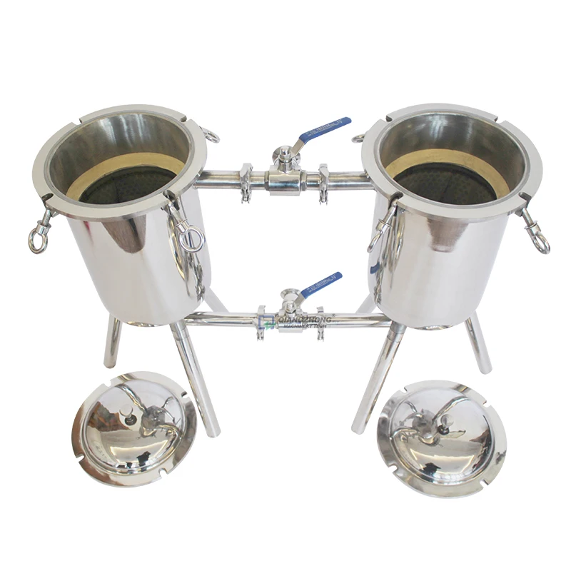 stainless steel alcohol filter machine wine beer bag filter system