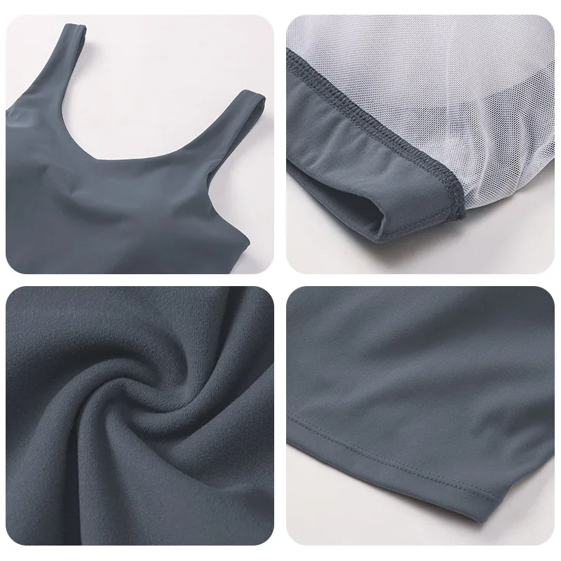 
Women Adjustable White Sports Bra Crop Top High Impact Wholesale Quick Dry Sport Bra Popular 