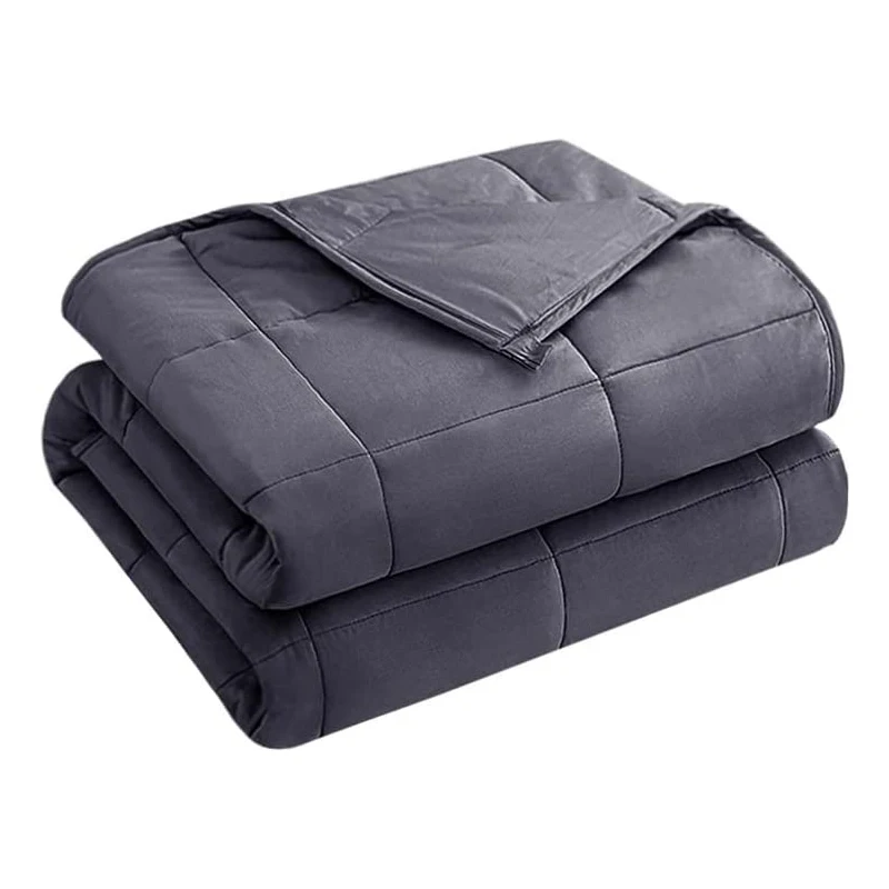 15lbs/20lbs/25/30lbs Cotton Anxiety Autism Heavy Blanket Bamboo Adult Weighted Blanket