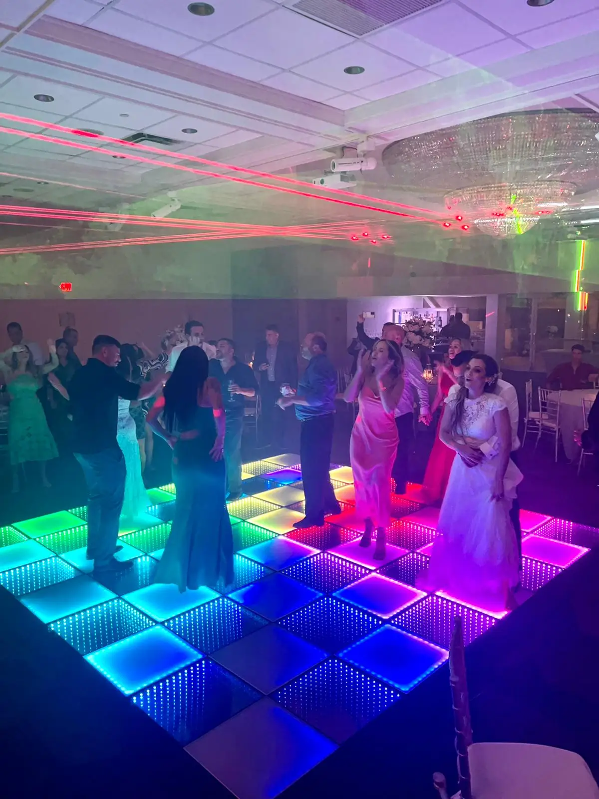 Factory Selling Portable Led Disco Night Club Dj Matte Dance Floor For Sale