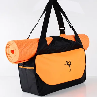 
Custom logo Large capacity Yoga Mat Bags Fitness Bag Exercise Duffel Shoulder Sports Bag 