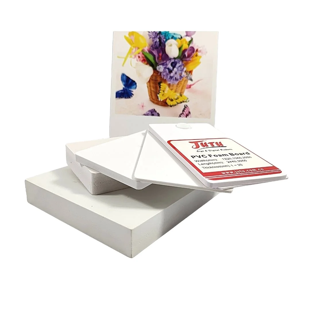 JUTU Free Sample white 3mm pvc rigid foam board co extrusion pvc expanded foam sheet