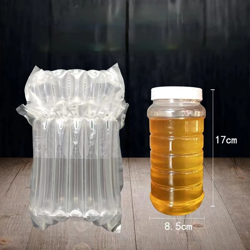 Shock Resistance transport protector PE/PA Material air bubble cushion wrap glass bottle air column packaging bag