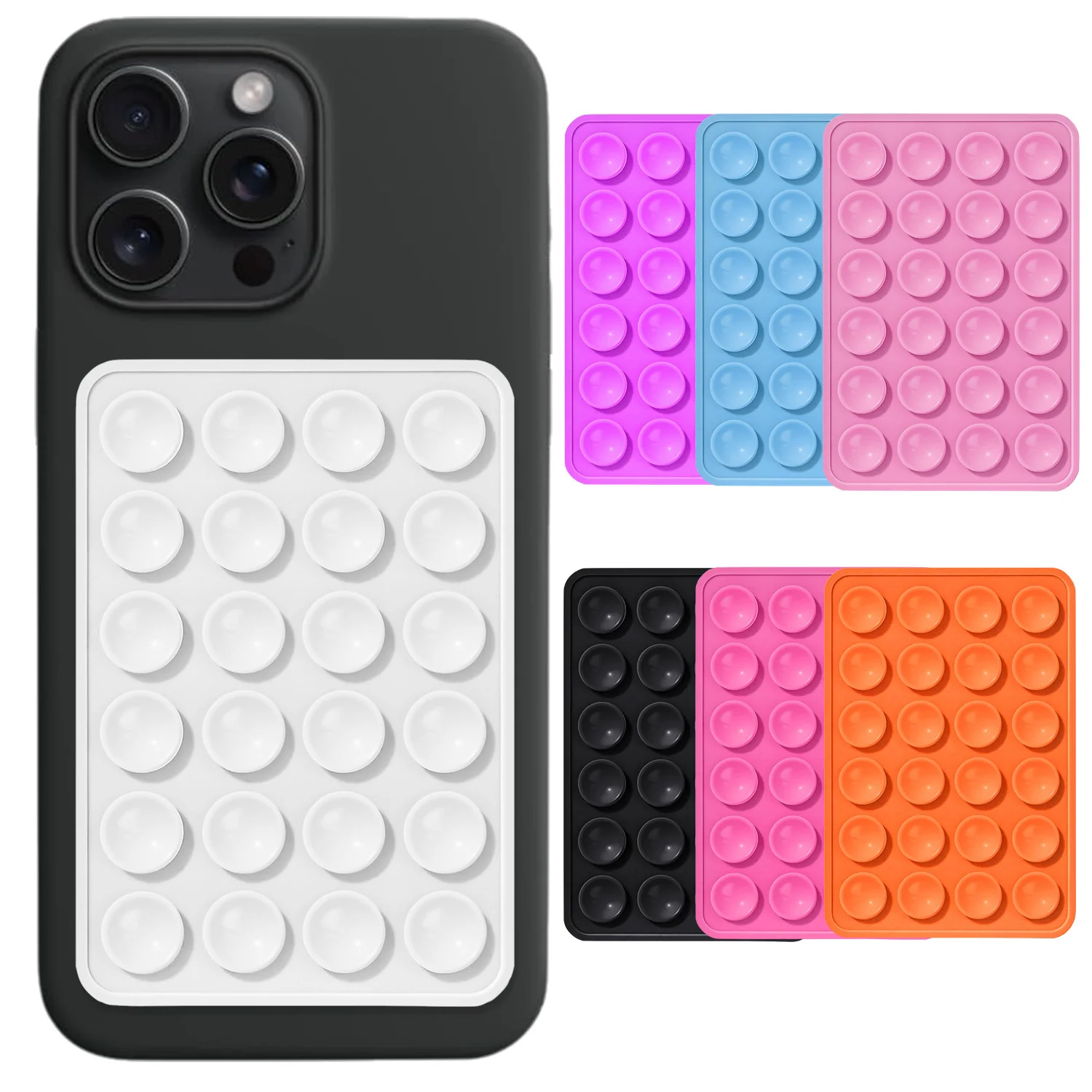 X710 Factory Price Cheap Anti Slip Silicone Suction Mat Mobile Phone Holder Customized Acceptable