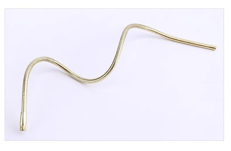 microphone flexible holder headset metal boom plated snake pipe flex metal tubing table lamp goose neck