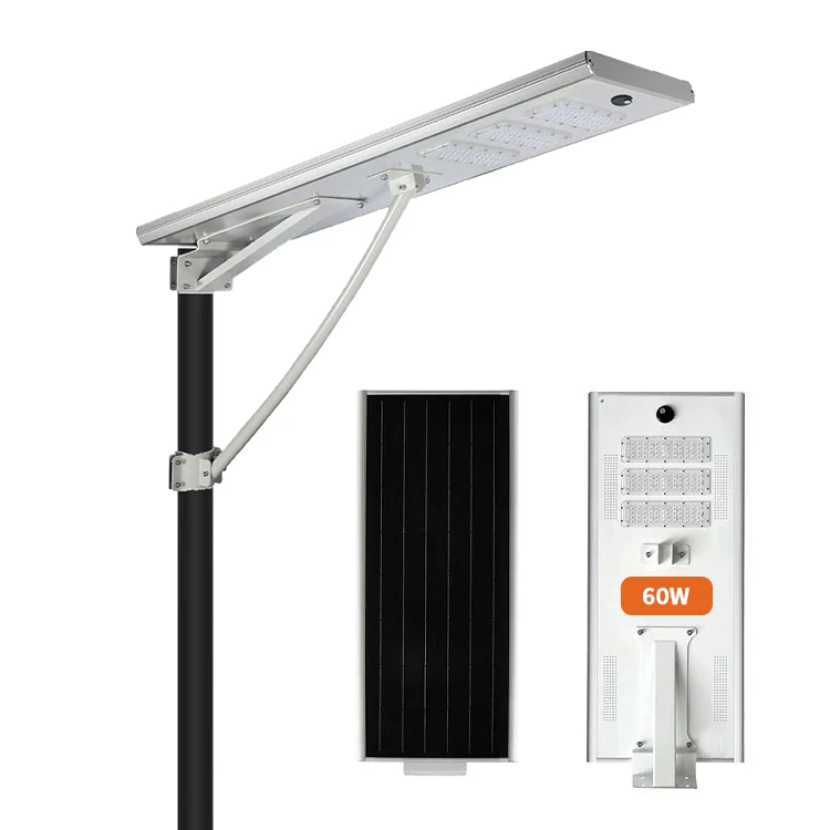 Factory direct sale price 120 watt die casting aluminum led lamp all in one integrated solar street light excluding light pole