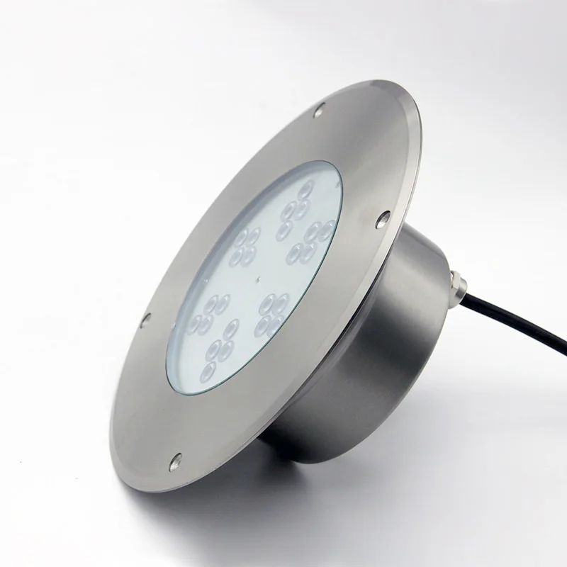 landscape outdoor stainless steel ip68 waterproof DC24V18w parking garden recessed deck inground driveway led underground lights