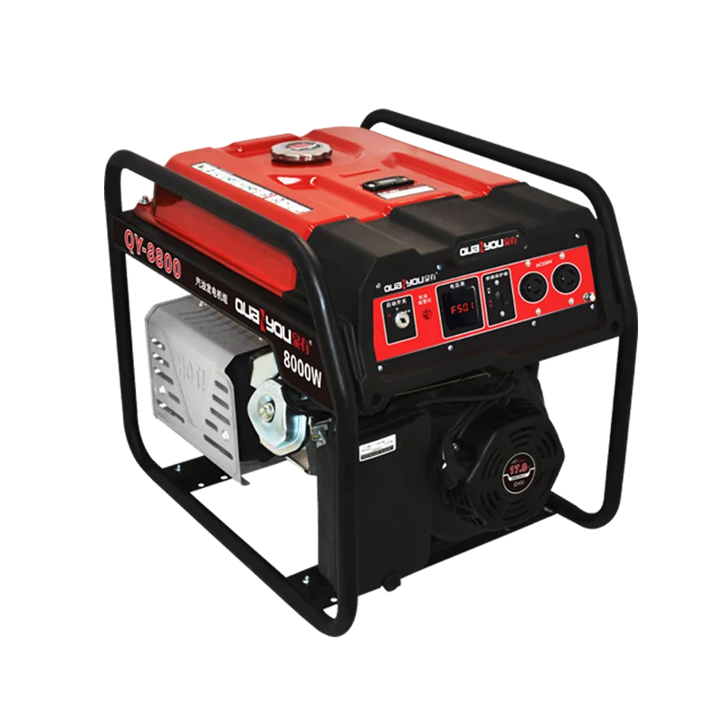 QY-8800  Power Generators manufacture Generator mini portable gasoline generator 8KW 230V 1.1L