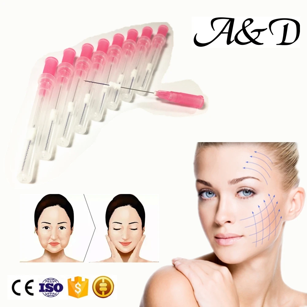 
Korea material pdo lift hilos tensores para el rostro Mono 29G38mm thread for skin filling 