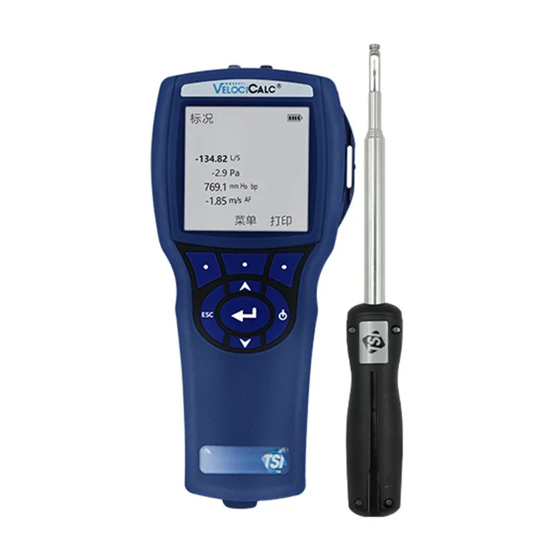 TSI 9565-A-NB VelociCalc Multi-Function Ventilation Meter with articulated probe, 0 to 9999 ft/min, -15 to 15 inH2O