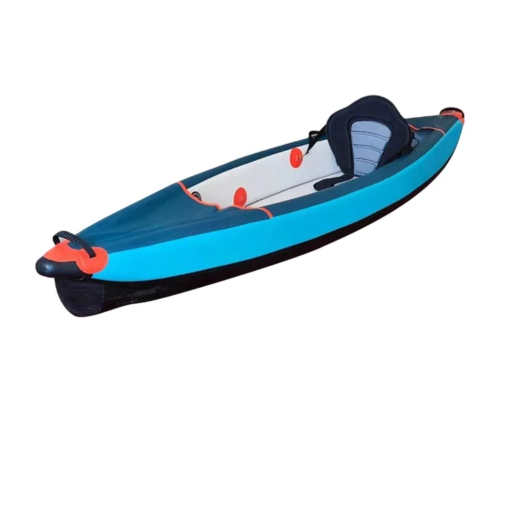 PVC Inflatable Kayaks One Person Wholesaler Manufacturer of Inflated Rowing Boats with Custom Logo