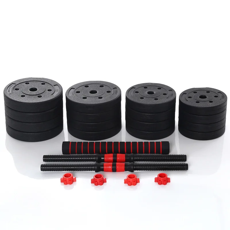 50 kg Cast Iron Barbell and Dumbbell Set 15 kg Adjustable Dumbbells Set