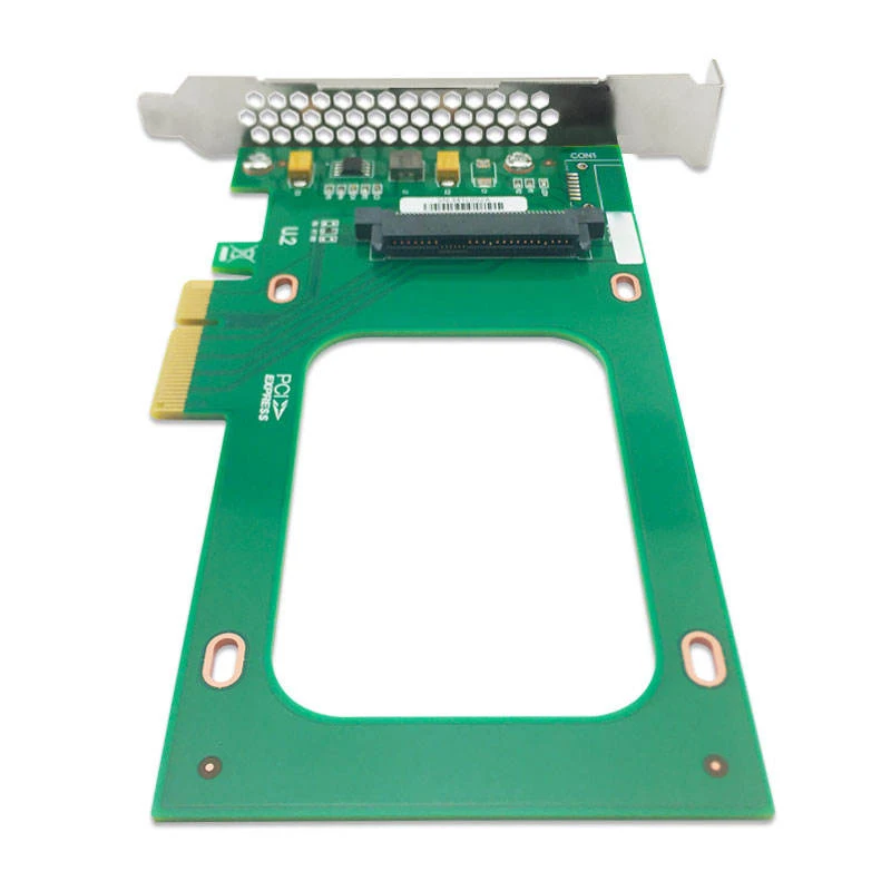 ANU2PE04 PCI Express 3.0 X4 1 Port SFF-8639 Connectors U.2 NVMe SSD Adapter Card 4Gb/s