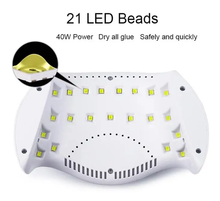 
48W SUNX9 LED Uv Gel Nail Lamp professional salon finger nail gel polish dryer electric 