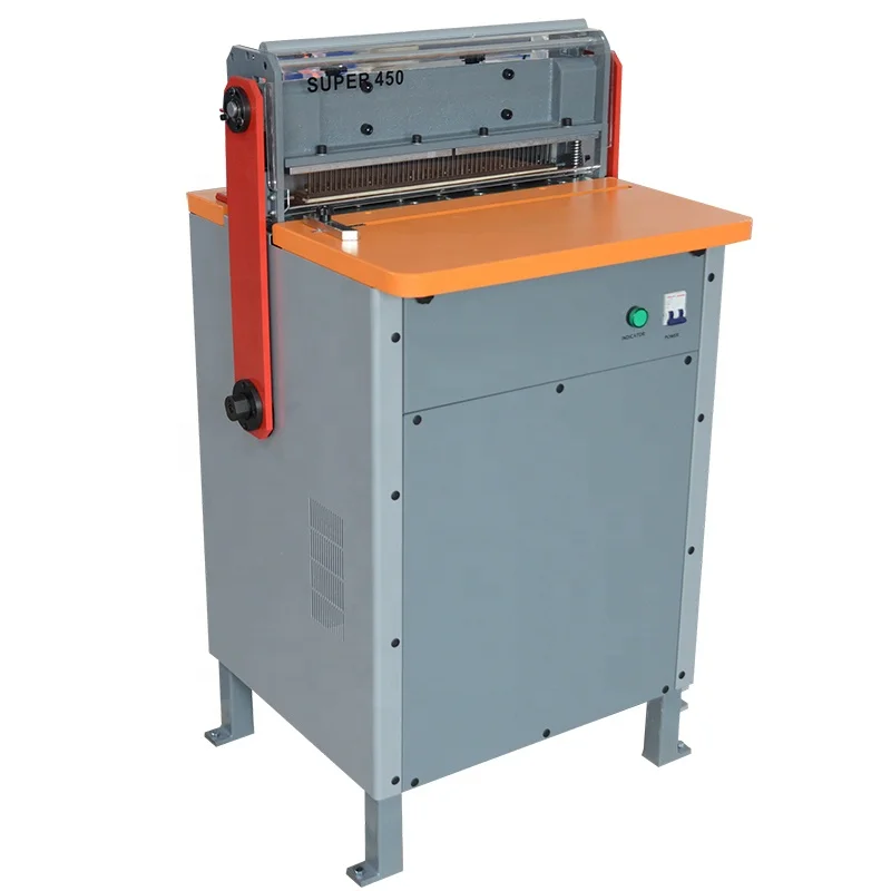 SUPER450 Hot sale calendar hole punching machine double wire closing machine