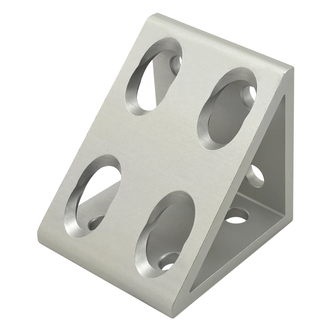Factory Fractional inch 10 series 8 Hole Gusseted Inside Corner Bracket connection for aluminum extrusion profile accessories