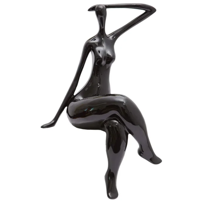 15.7 Inch Ornament Figures Sculpture Yoga Figurine Statue Arts Polyresin Gifts Lady Abstract Carton Nautical Animal Ripple