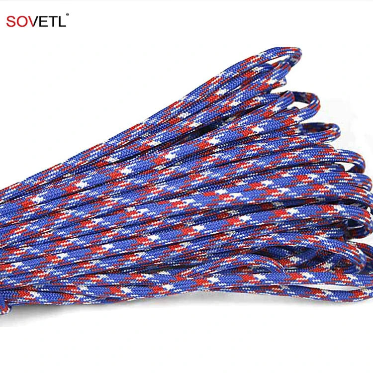 Custom1-20mm dyneemas braided rope high strength uhmwpe climbing rope for Outdoor rock climbing