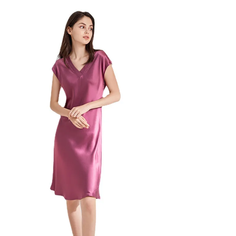 New Women Sexy Satin Nightwear silk pajama Nightgown Nightdress Sleepwear Night Wear Dress for Women