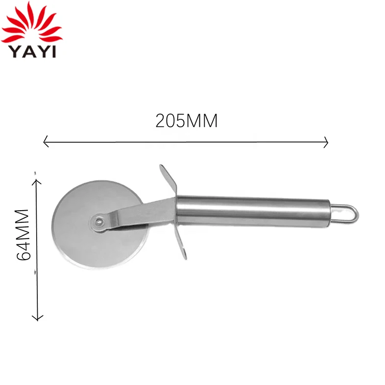 Easy to Use and Clean Super Sharp Pizza Slicer All stainless steel Pizza Cutter Wheel
