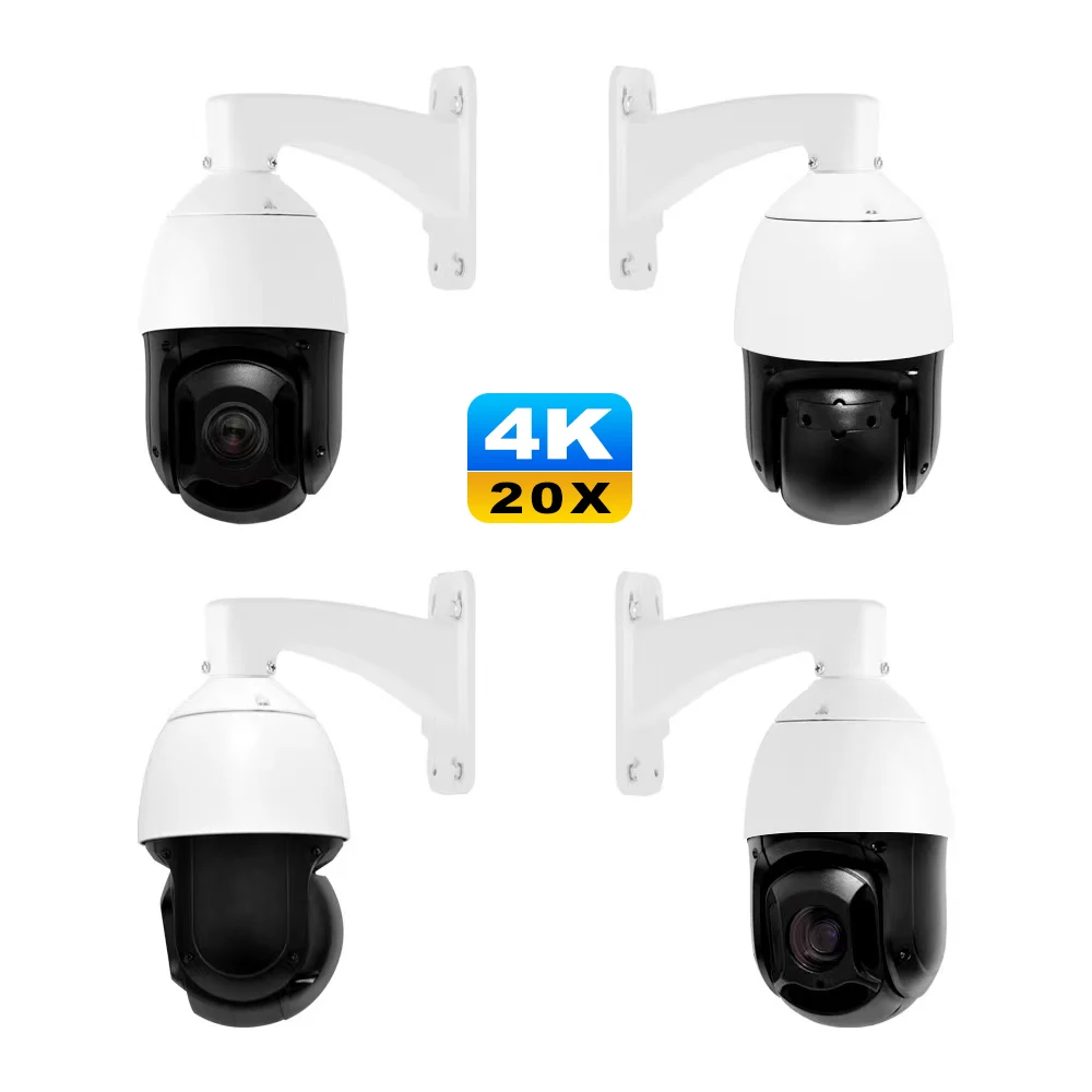 Умный дом с ночным видением Full Size 36X оптическая PTZ 4K 8MP камера POE PTZ IP камера 30X зум 4K Наружная 20X камера