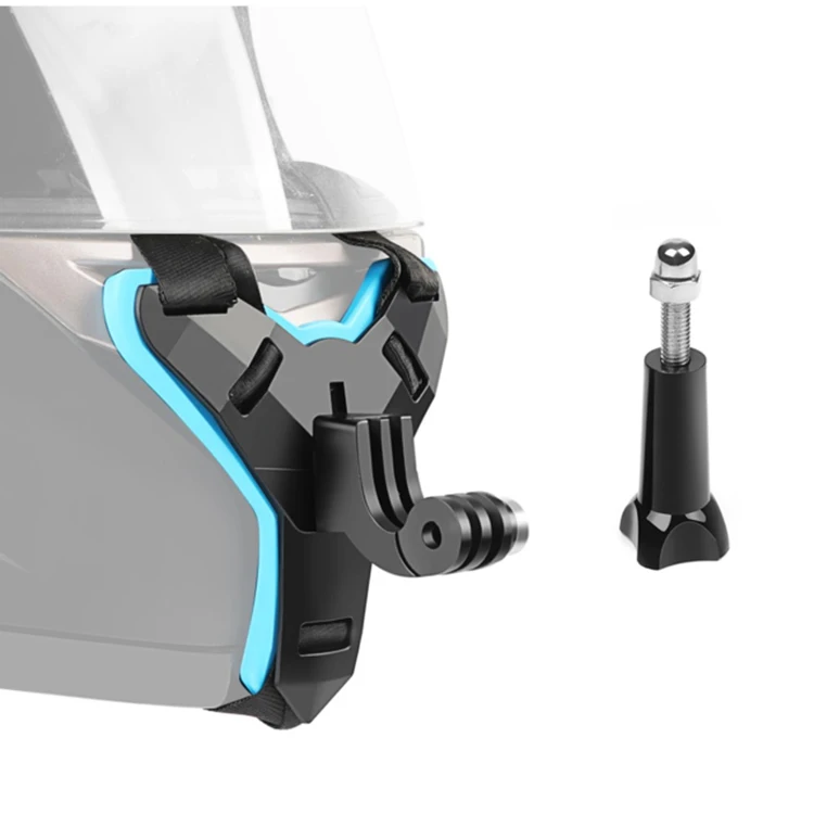 JUNNX New Sports Camera Motorcycle Helmet Chinmount Strap Belt Kit Go Pro Chin Mount for Gopro Hero 10 9 8 7 6 5 DJI