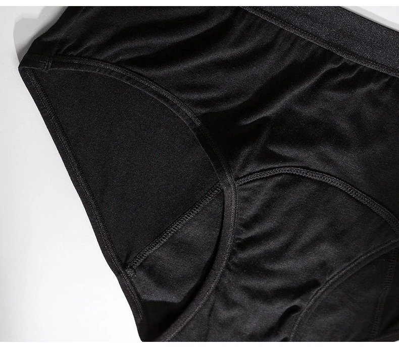 Warm Breathable Pure Cotton Physiological Panties Ladies Seamless Underwear Menstrual Period Leak-proof Cotton