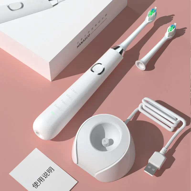  Ультразвуковая электрическая зубная щетка nyrel подходящая для звуковой USB зарядки перезаряжаемая моющаяся